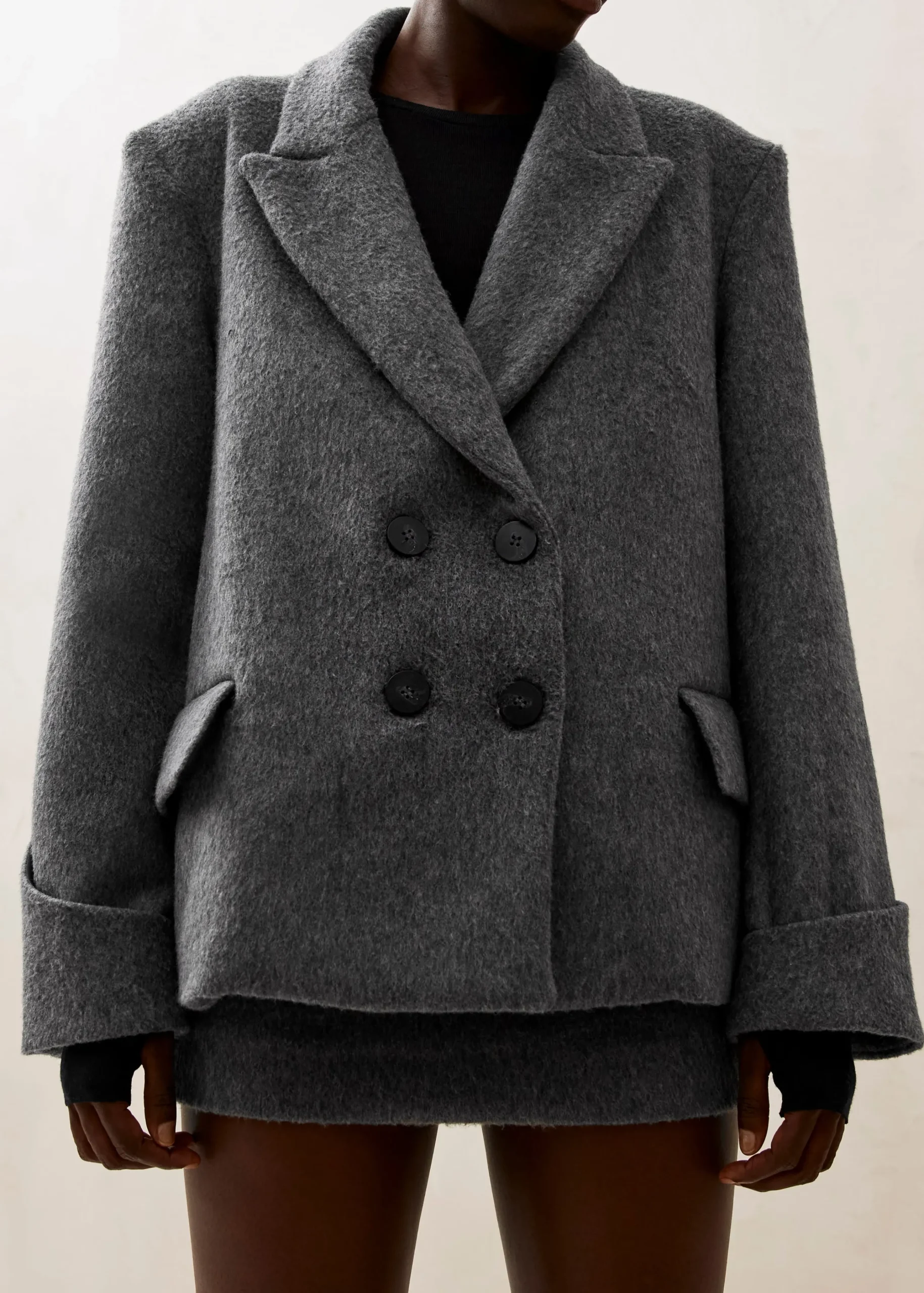 Mei Grey Coat