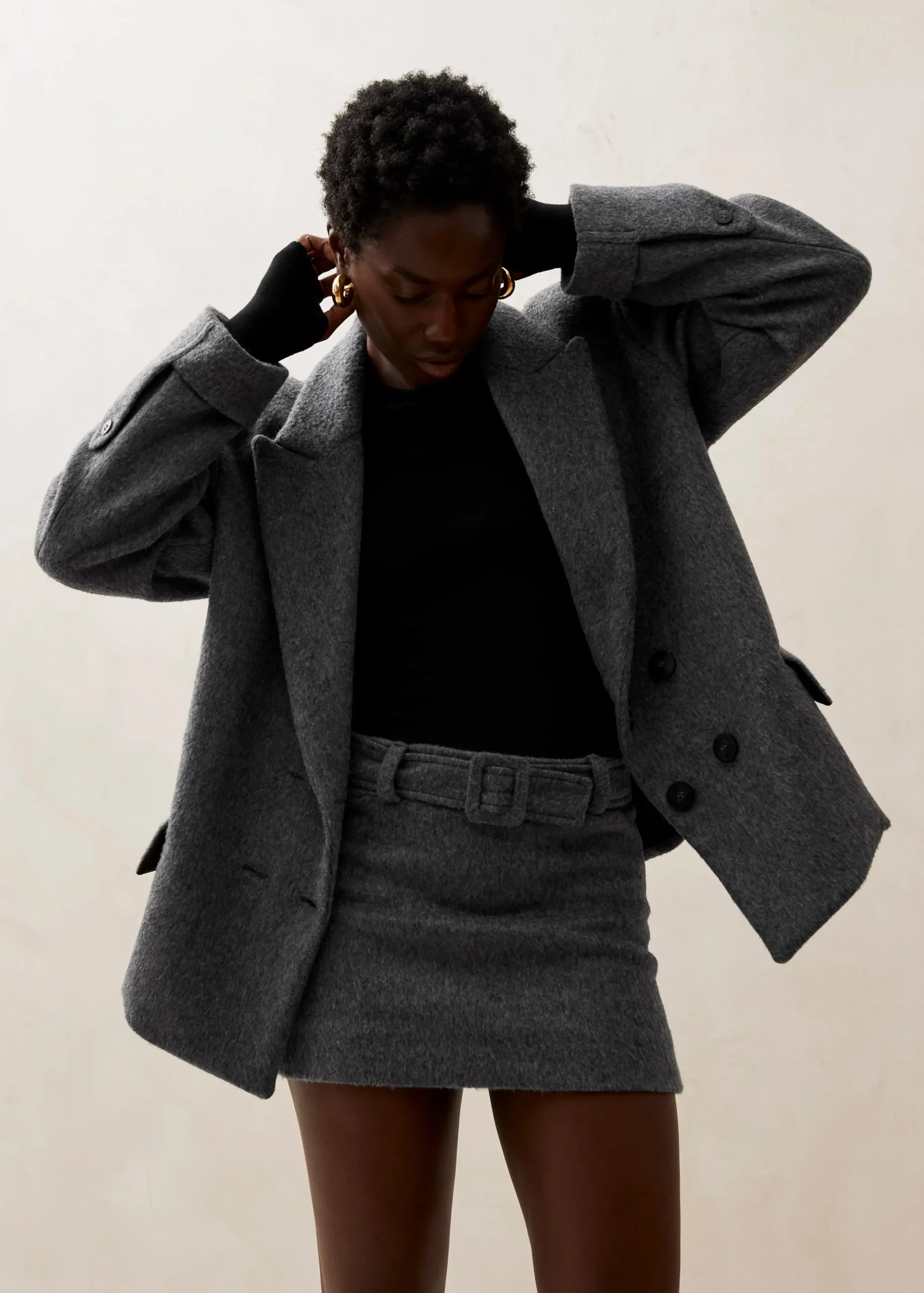 Mei Grey Coat