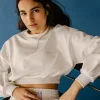 Menina Crop Sweatshirt Coconut
