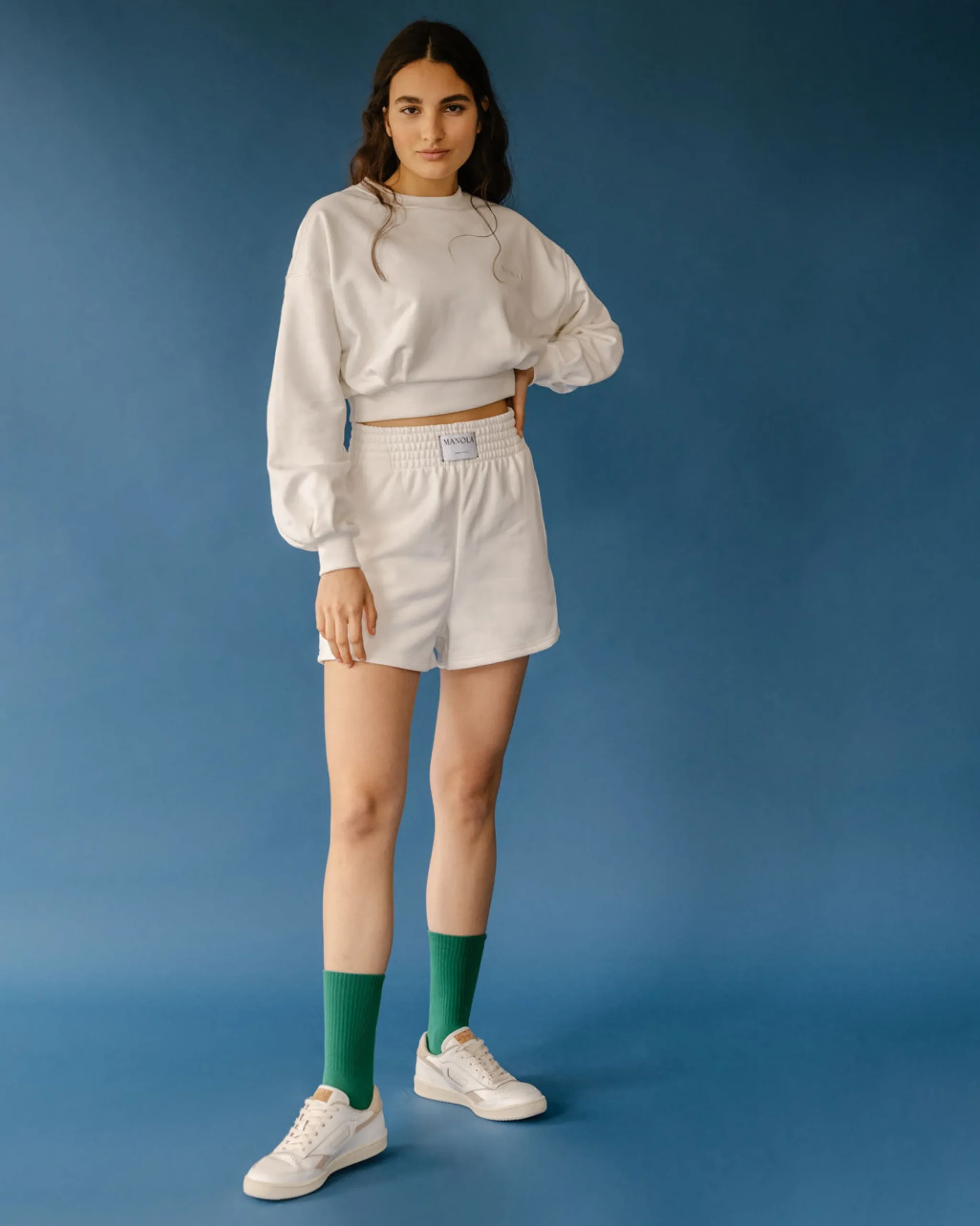 Menina Crop Sweatshirt Coconut