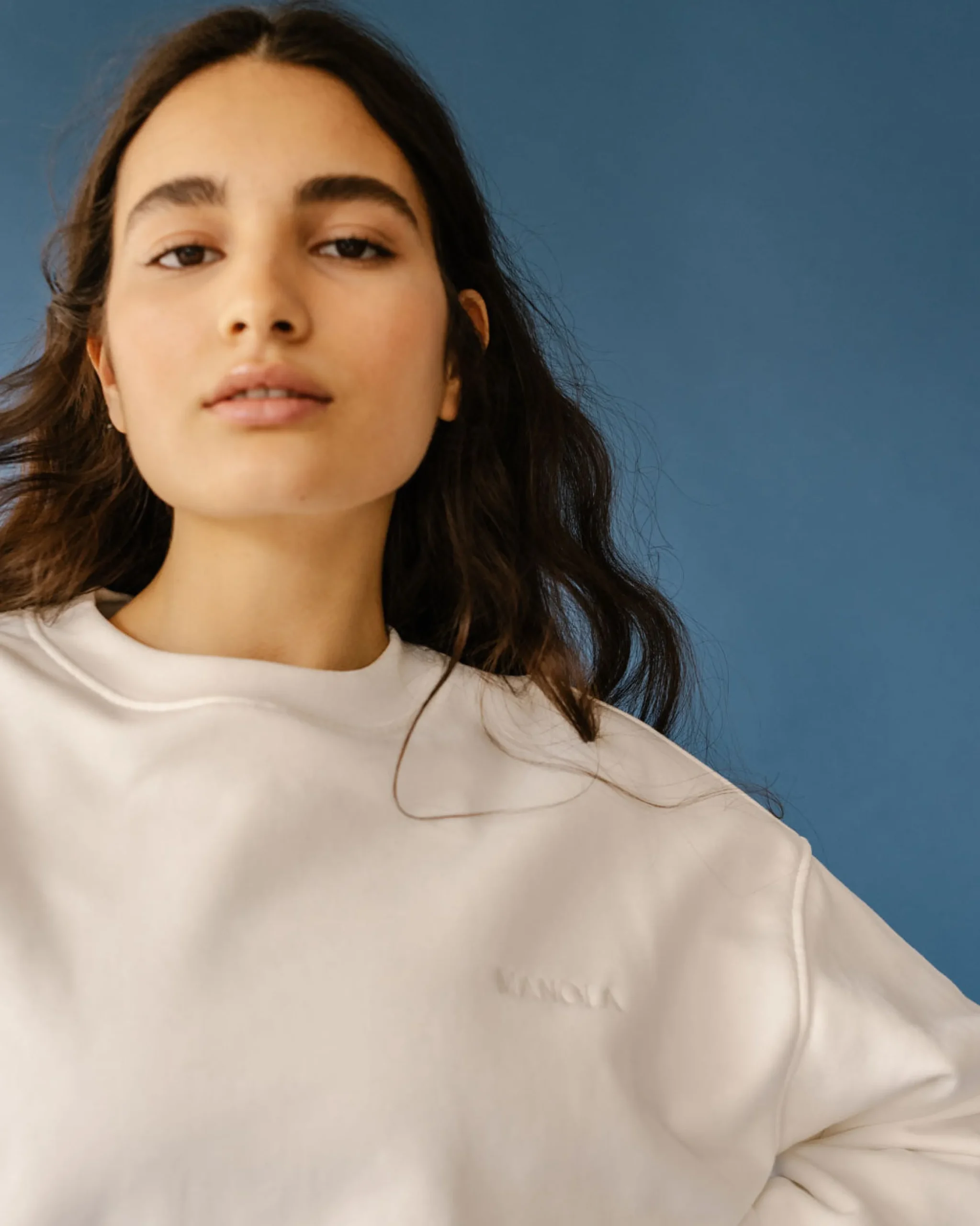 Menina Crop Sweatshirt Coconut