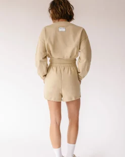 Menina Crop Sweatshirt Granola