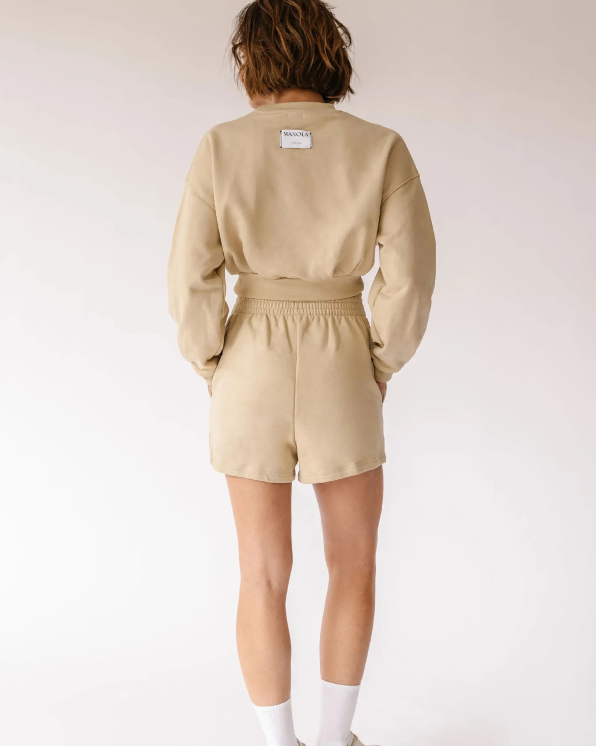 Menina Crop Sweatshirt Granola