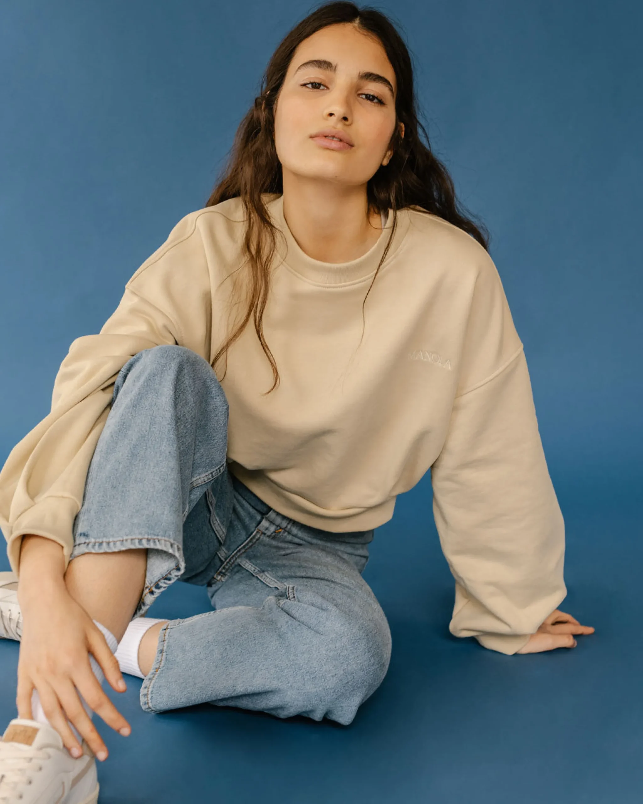 Menina Crop Sweatshirt Granola