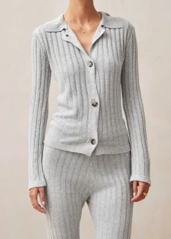 Michelle Grey Tricot Sweater