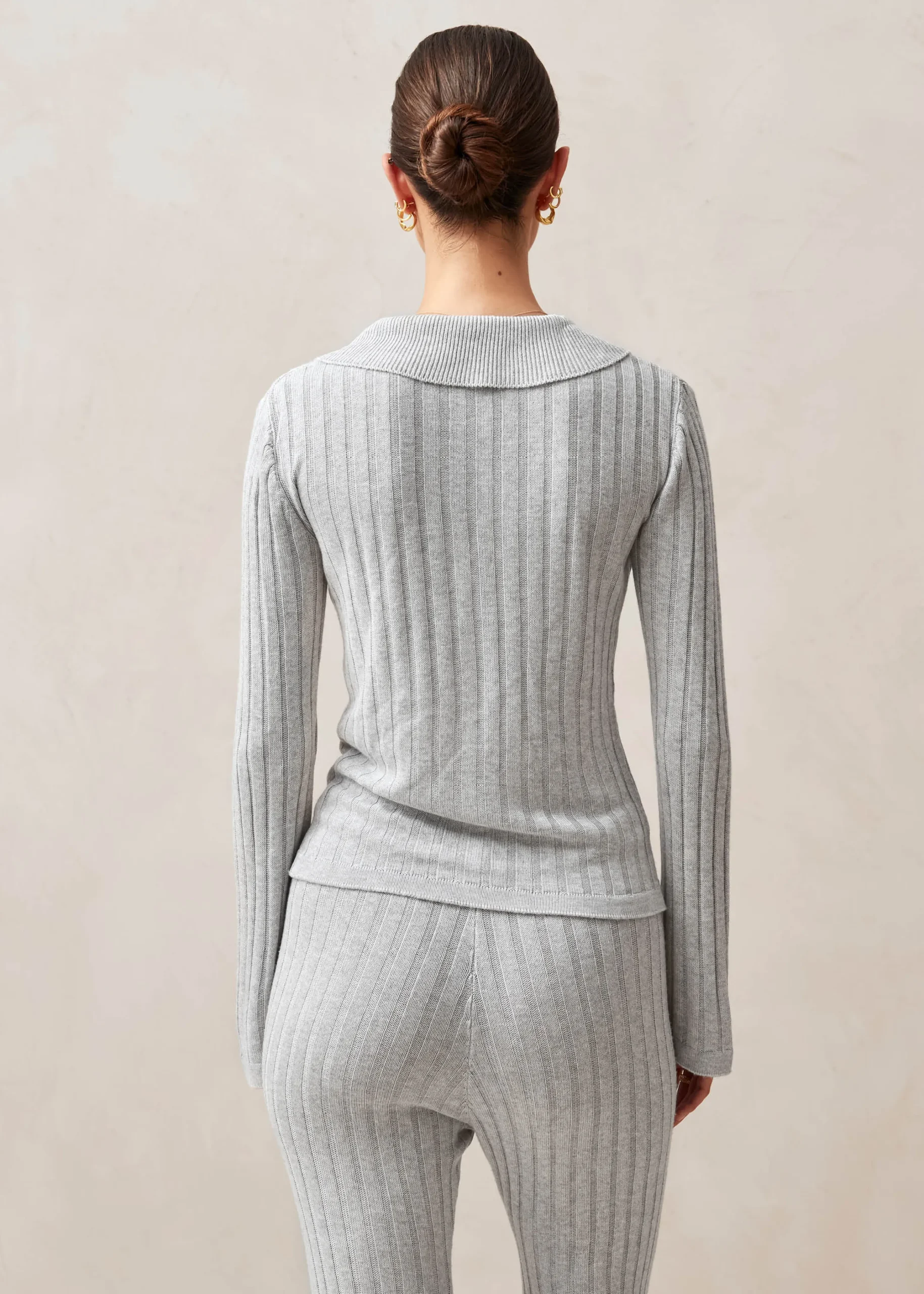 Michelle Grey Tricot Sweater