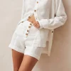 Muna Cream Shorts