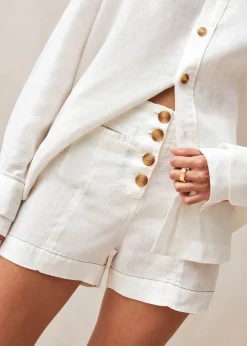 Muna Cream Shorts