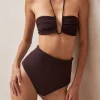 Neptune Brown Bikini Top