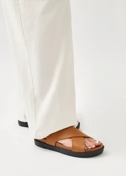 Nico Tan Leather Sandals