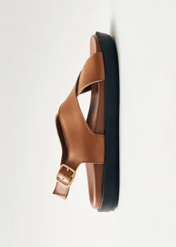Nico Tan Leather Sandals
