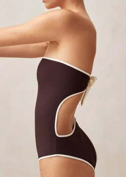 Nima Brown Swimsuit