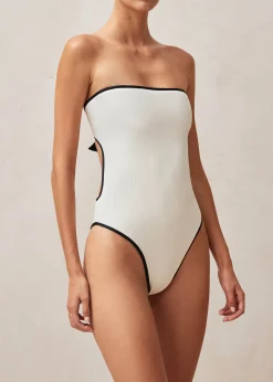 Nima White Swimsuit