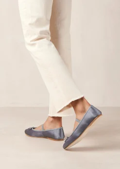 Odette Stone Grey Ballet Flats