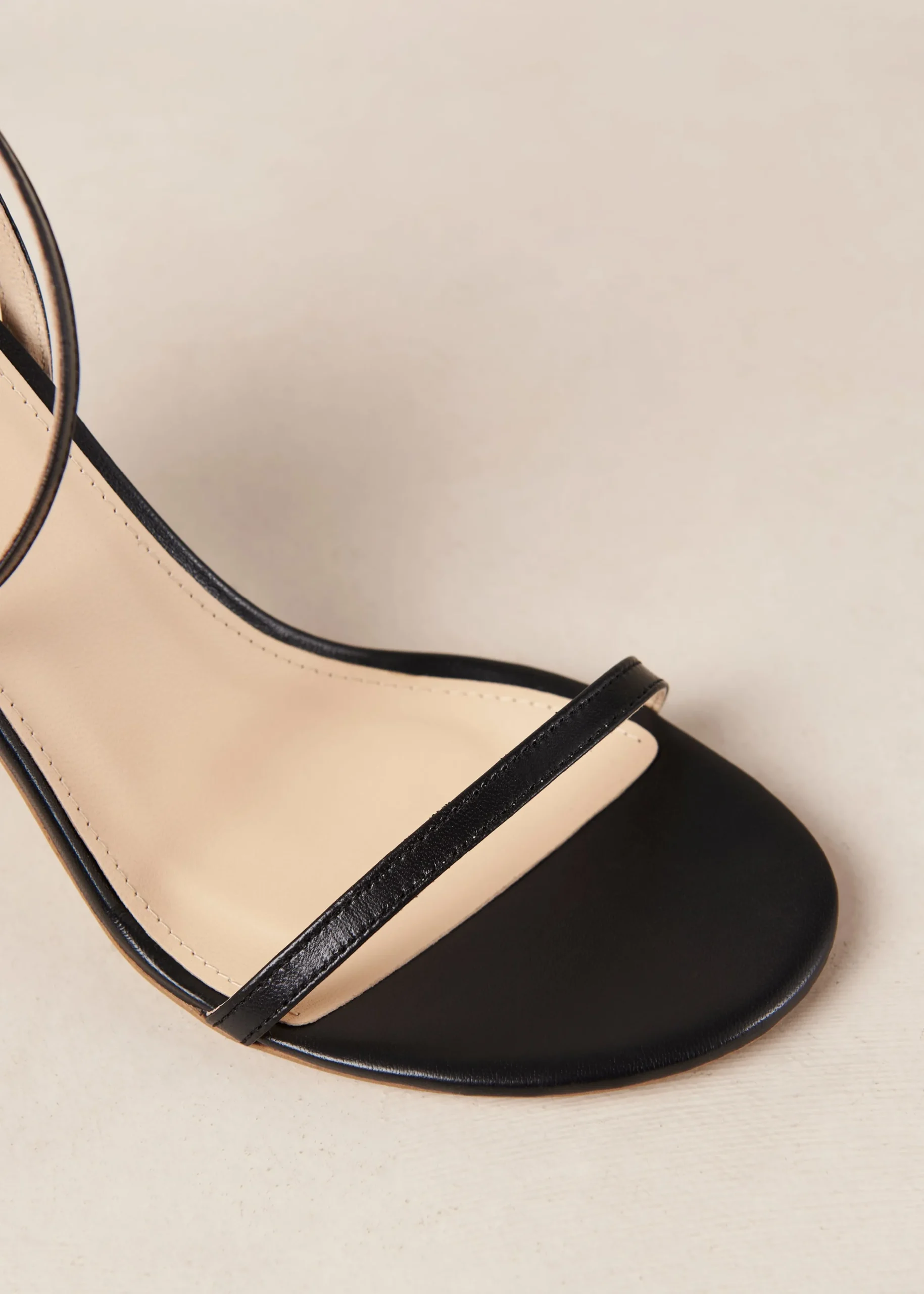 Otis Black Leather Sandals