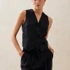 Poppy Navy Vest