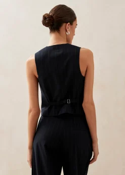 Poppy Navy Vest
