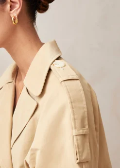 Rain Beige Trench Coat