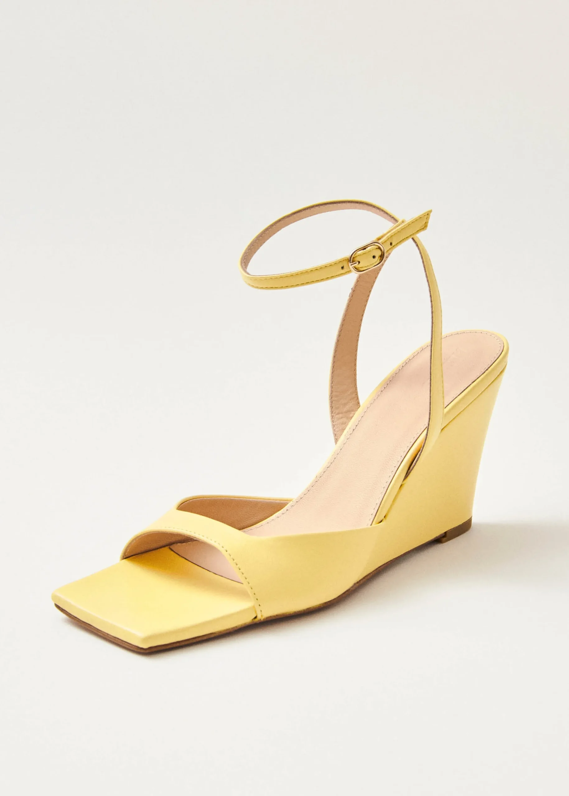 Riya Yellow Leather Sandals