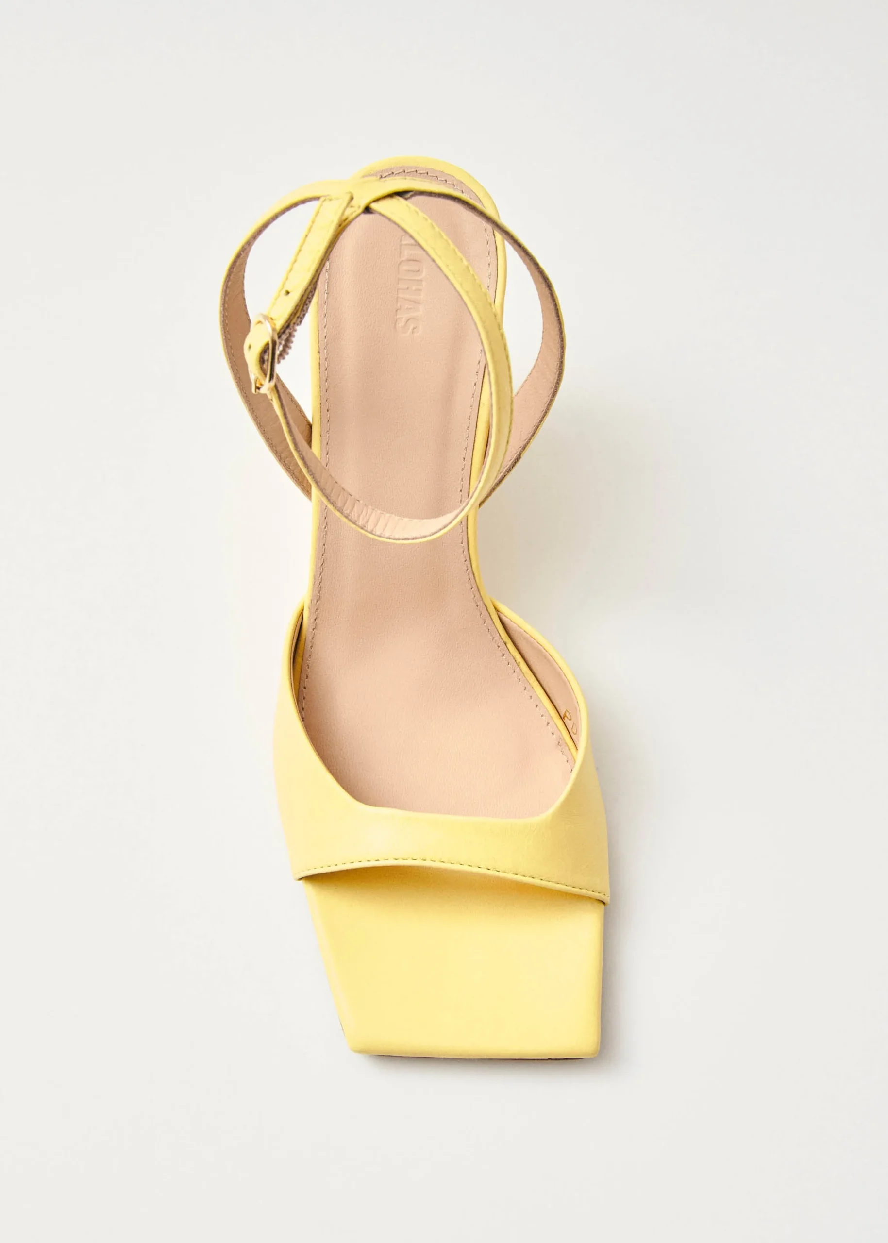 Riya Yellow Leather Sandals