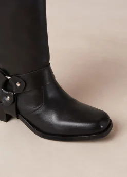 Rocky Black Leather Boots