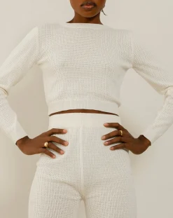 Roy Cream Tricot Sweater