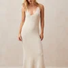 Ski Ecru Tricot Maxi Dress