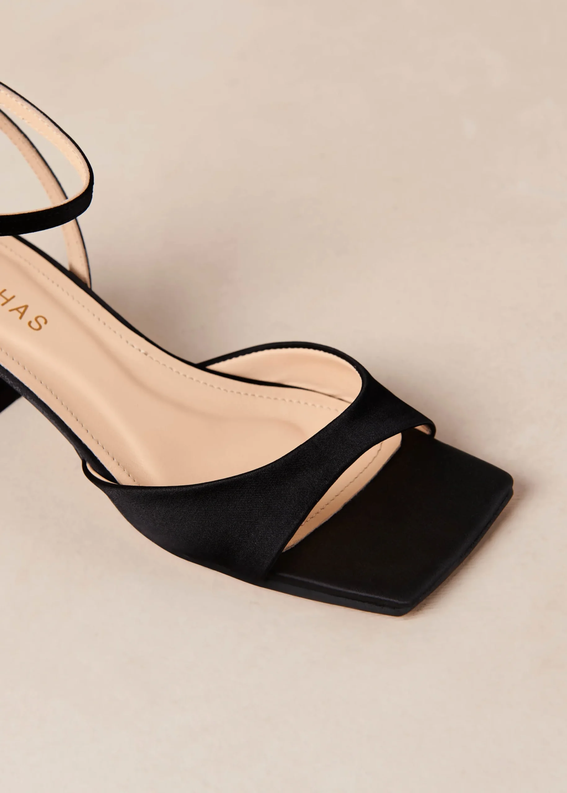 Skye Silky Black Sandals
