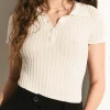 Soft Retro Cream Top