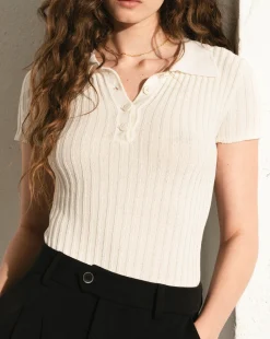 Soft Retro Cream Top