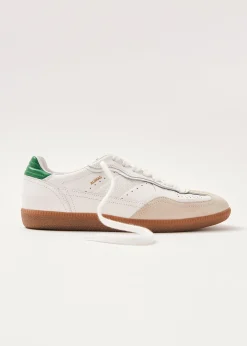 Tb.490 Green Leather Sneakers