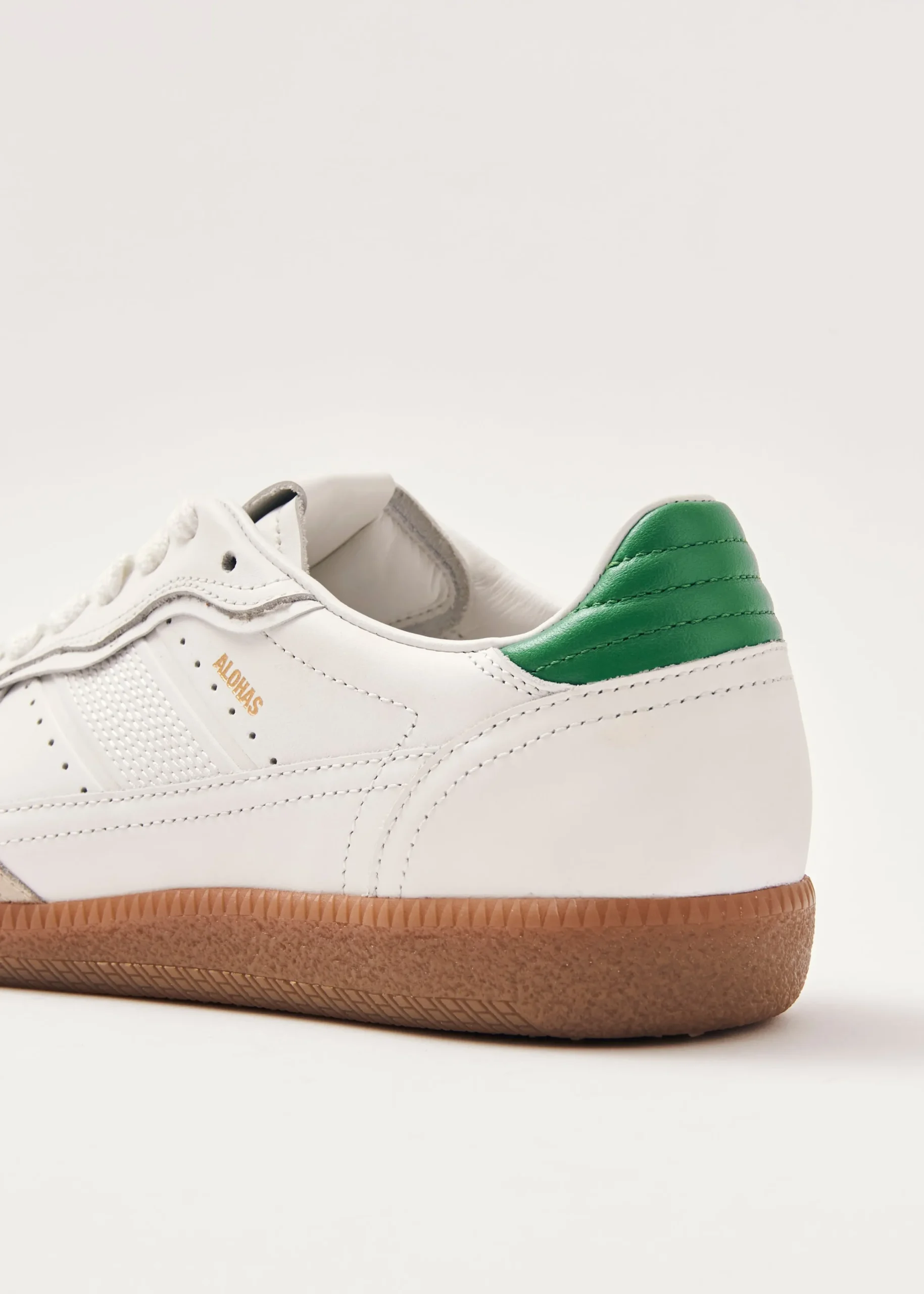 Tb.490 Green Leather Sneakers