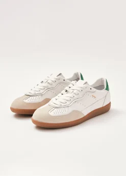 Tb.490 Green Leather Sneakers