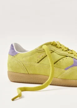 Tb.490 Rife Acid Green Leather Sneakers