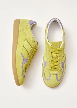 Tb.490 Rife Acid Green Leather Sneakers