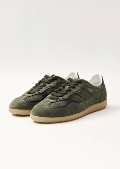 Tb.490 Rife Dusty Olive Leather Sneakers
