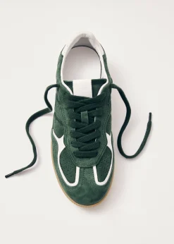 Tb.490 Rife Forest Green Leather Sneakers