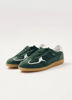 Tb.490 Rife Forest Green Leather Sneakers