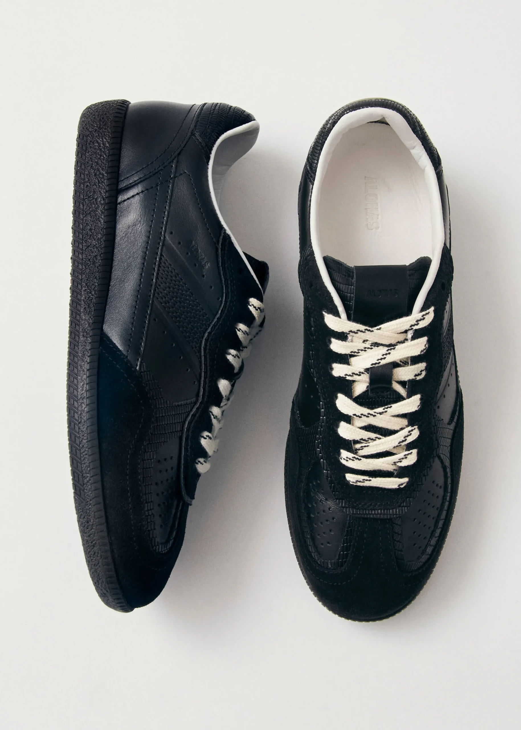 Tb.490 Rife Indo Black Leather Sneakers