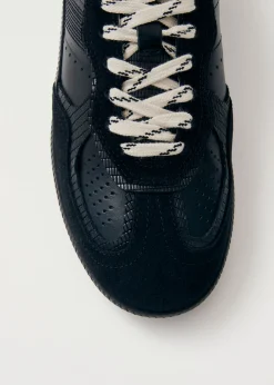 Tb.490 Rife Indo Black Leather Sneakers