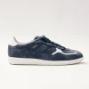 Tb.490 Rife Navy Blue Leather Sneakers