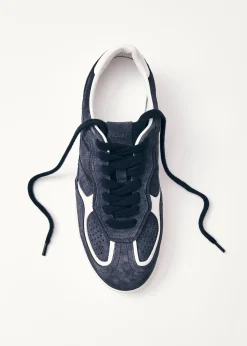 Tb.490 Rife Navy Blue Leather Sneakers