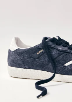 Tb.490 Rife Navy Blue Leather Sneakers