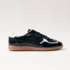 Tb.490 Rife Onix Black Cream Leather Sneakers