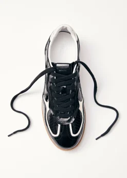 Tb.490 Rife Onix Black Cream Leather Sneakers