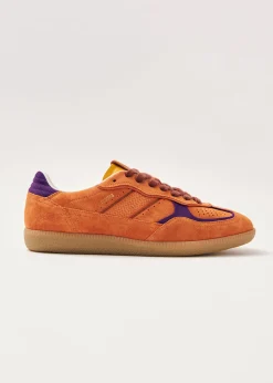 Tb.490 Rife Orange Leather Sneakers