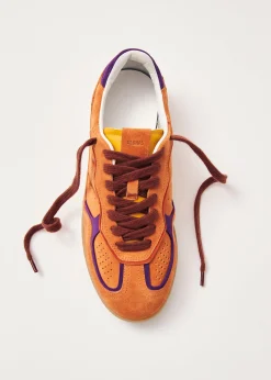 Tb.490 Rife Orange Leather Sneakers