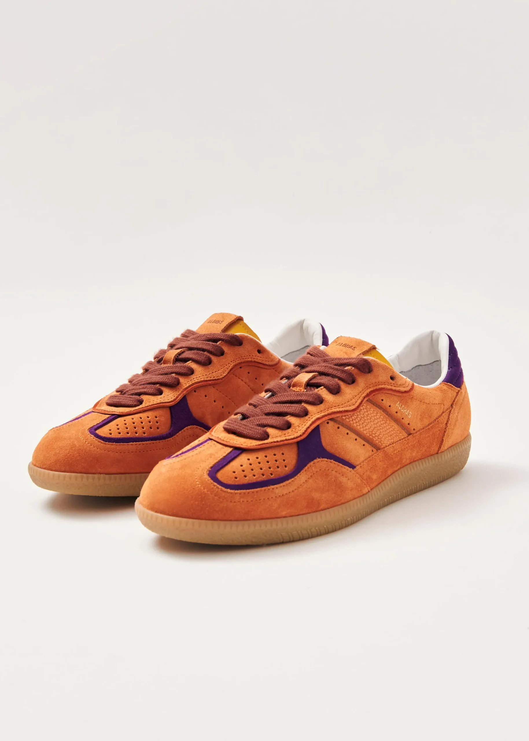 Tb.490 Rife Orange Leather Sneakers