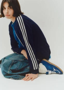 Tb.490 Rife Sheen Blue Leather Sneakers
