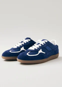 Tb.490 Rife Sheen Blue Leather Sneakers